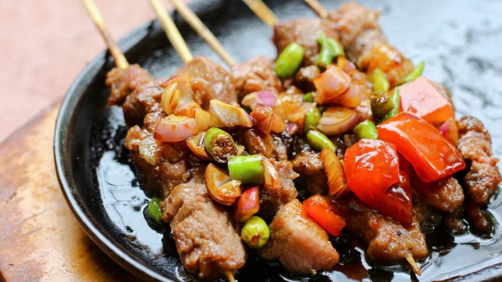 sate kambing kecap manis
