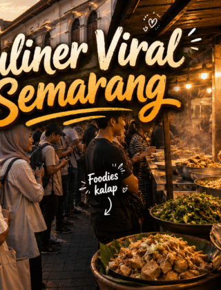 Kolase antrean dan ragam kuliner viral Semarang